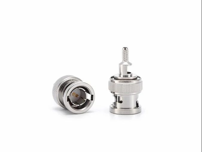 P Plus  BNC Male 75ohm Connector for RG179 Cable Crimp Connector